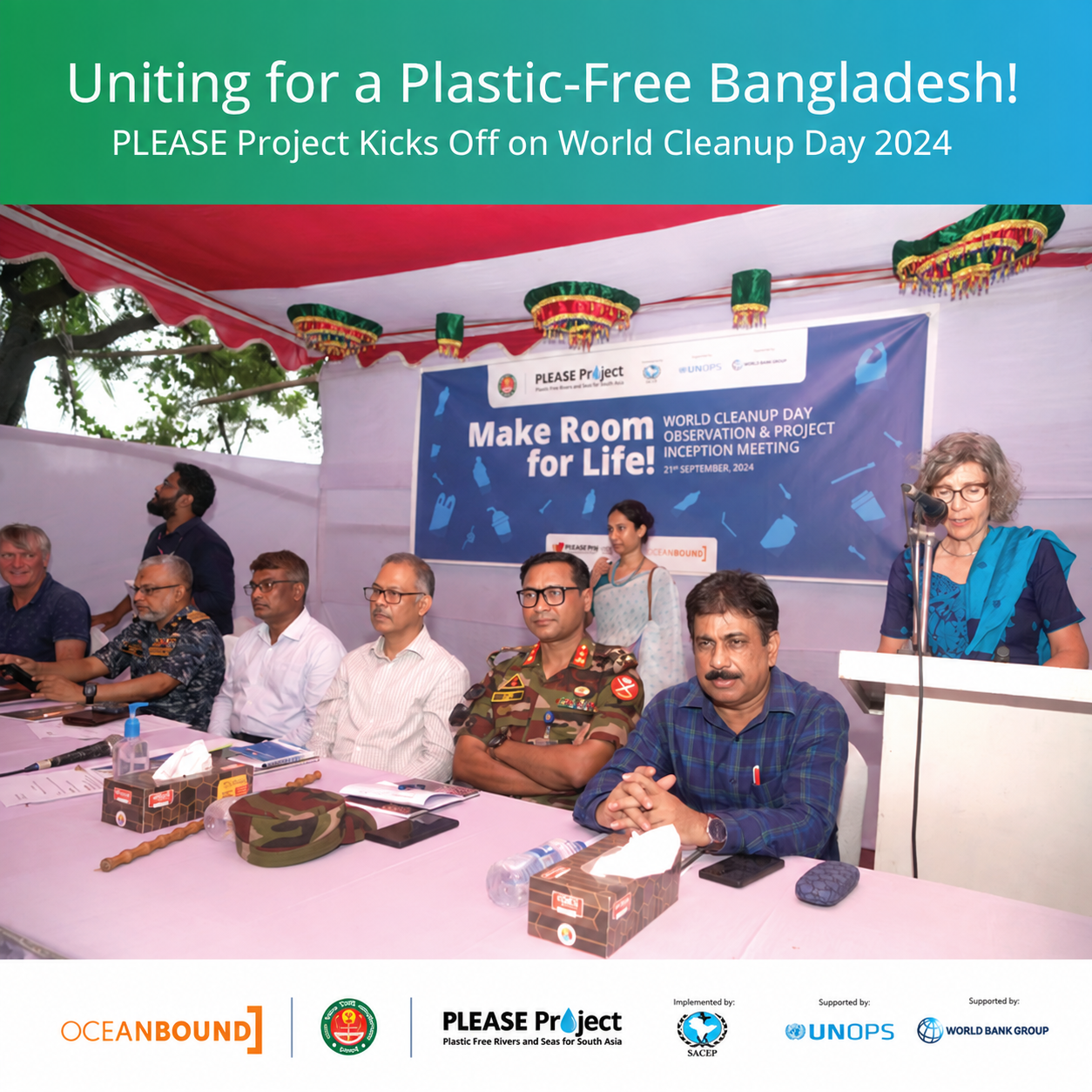 World Cleanup Day in Dhaka with UNOPS and DNCC